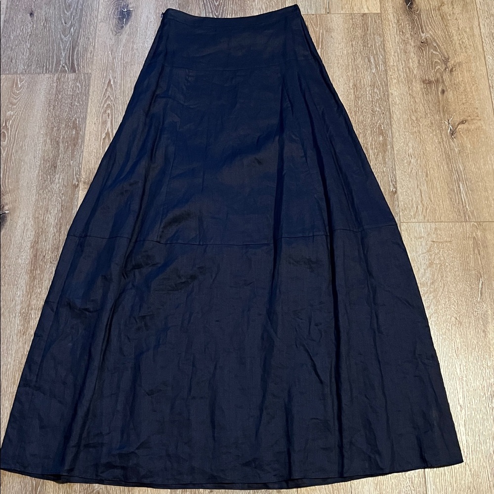 Theory Navy A-Line Skirt